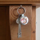 Personalised Circle Photo Keyring