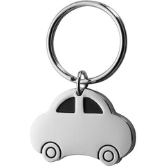 Personalised Car Shaped Metal Keyring