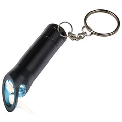 Personalised Black Bottle Opener Torch Keyring