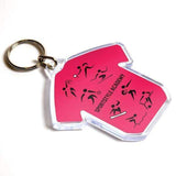 Personalised T-Shirt Shape Plastic Photo Keyring,